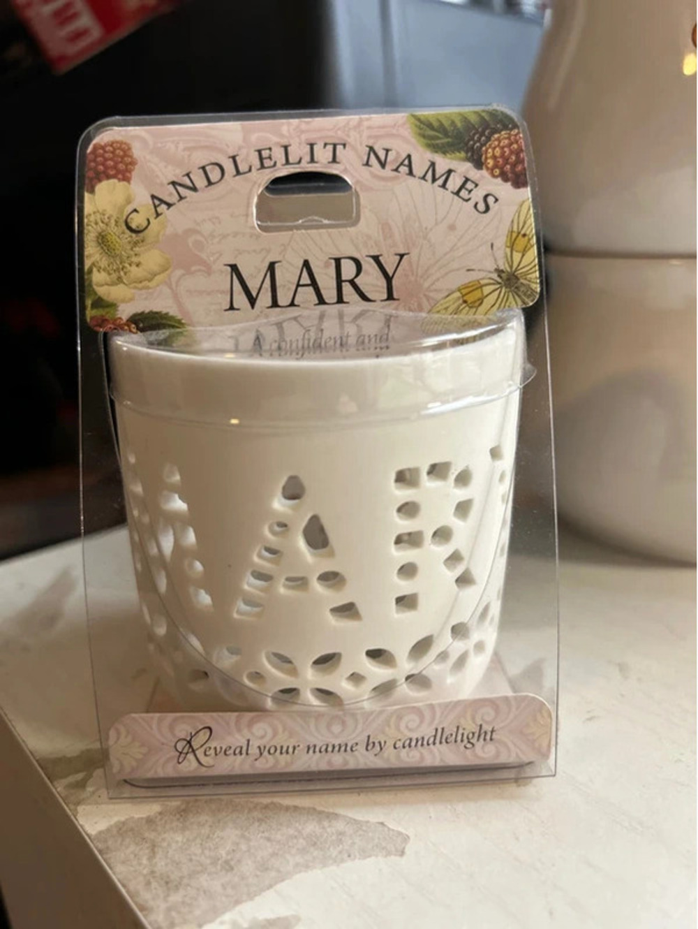 Mary tea light holder